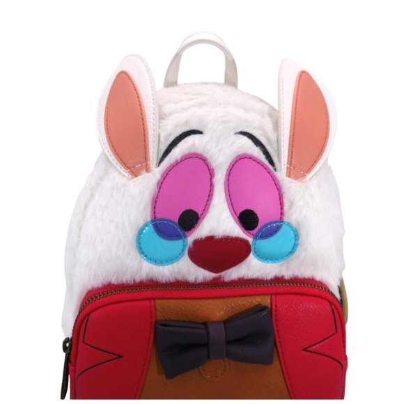 Loungefly Disney Alice in Wonderland White Rabbit Mini Backpack - Picture 7 of 10